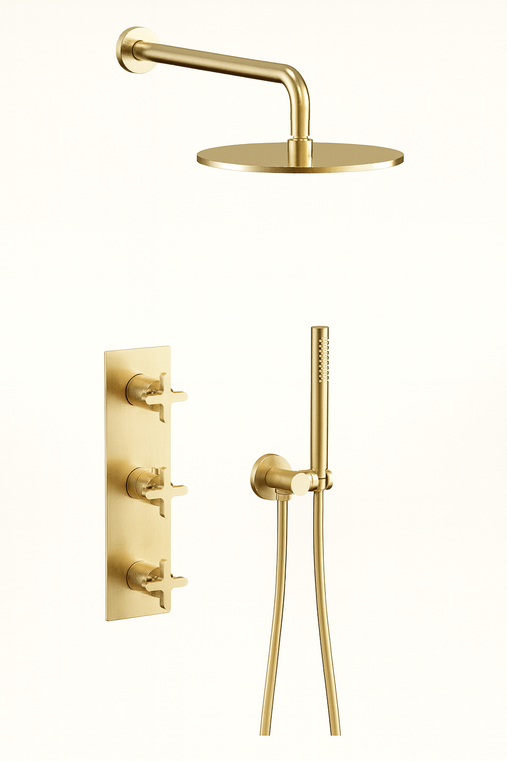 Shower Set with Backing Plate