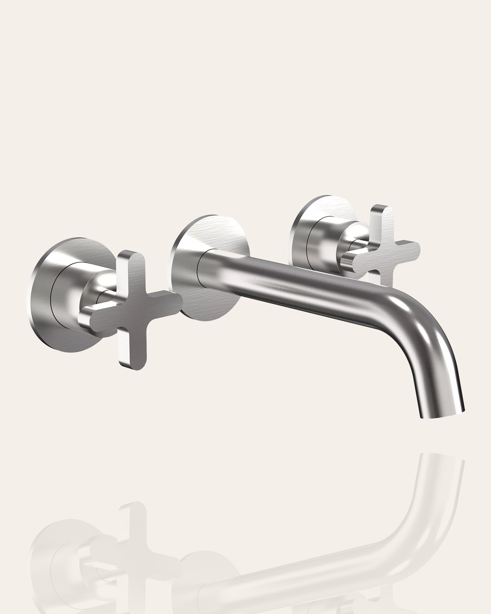 Bath Spout & Dual Mixer Set