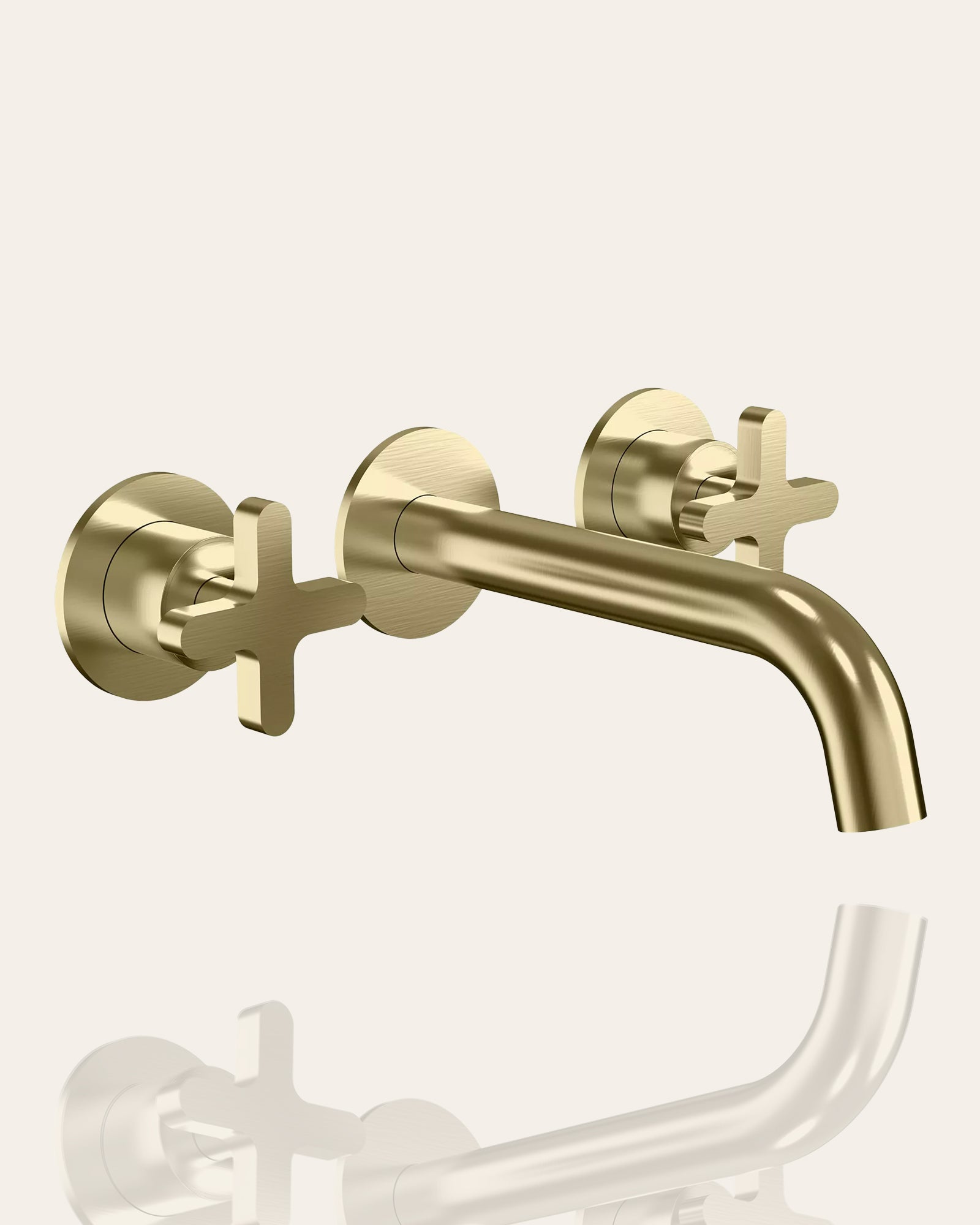 Bath Spout & Dual Mixer Set